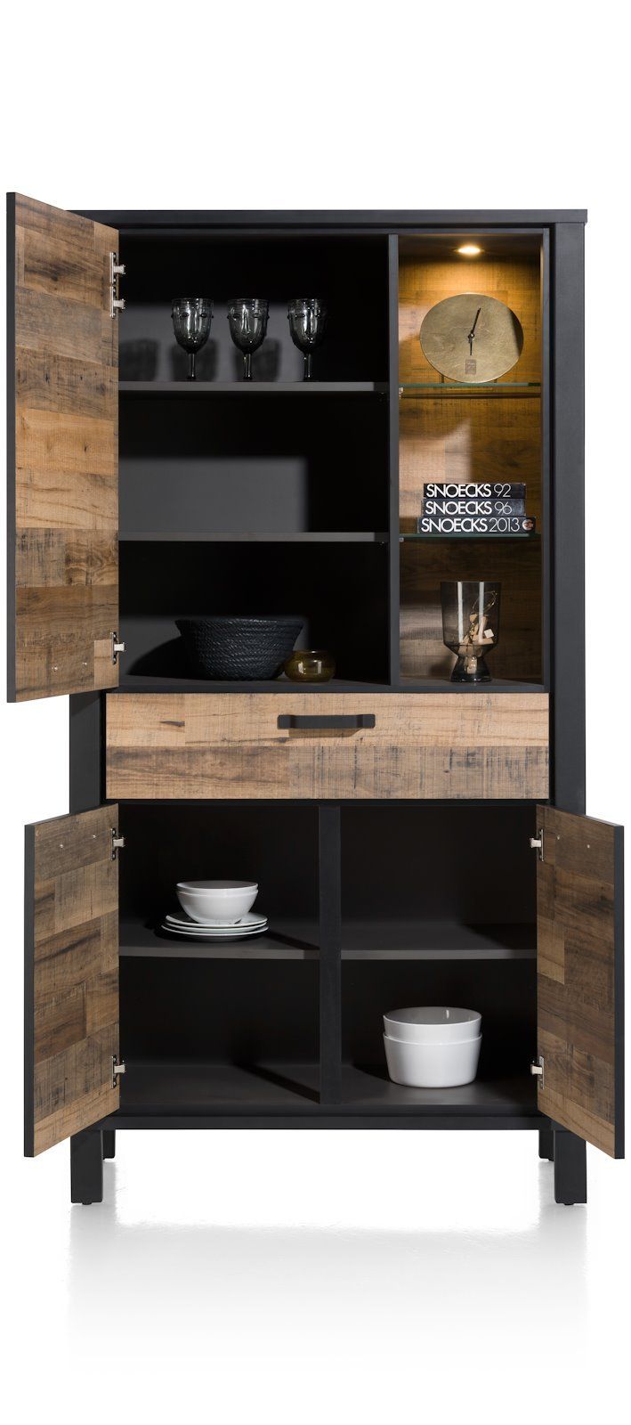 Bergkast 3d+1l+3n led Sardinie  42451DRI Driftwood | 3