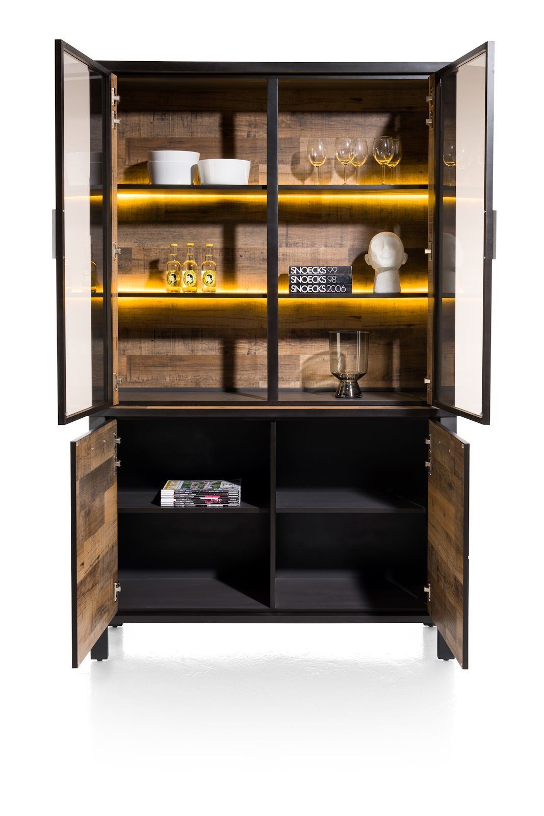 Buffet 2d+2gd+led Sardinie  42454DRI Driftwood | 2