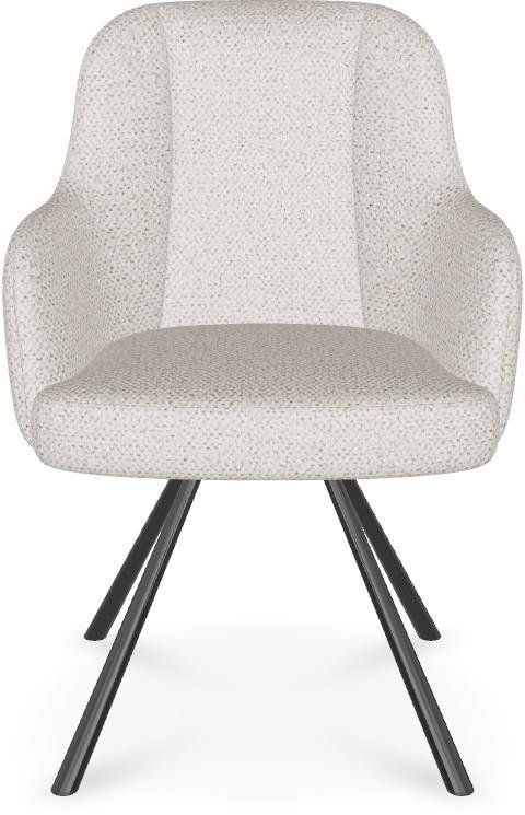 Armstoel livigno/rob draai Eva  48664CRE Creme | 2