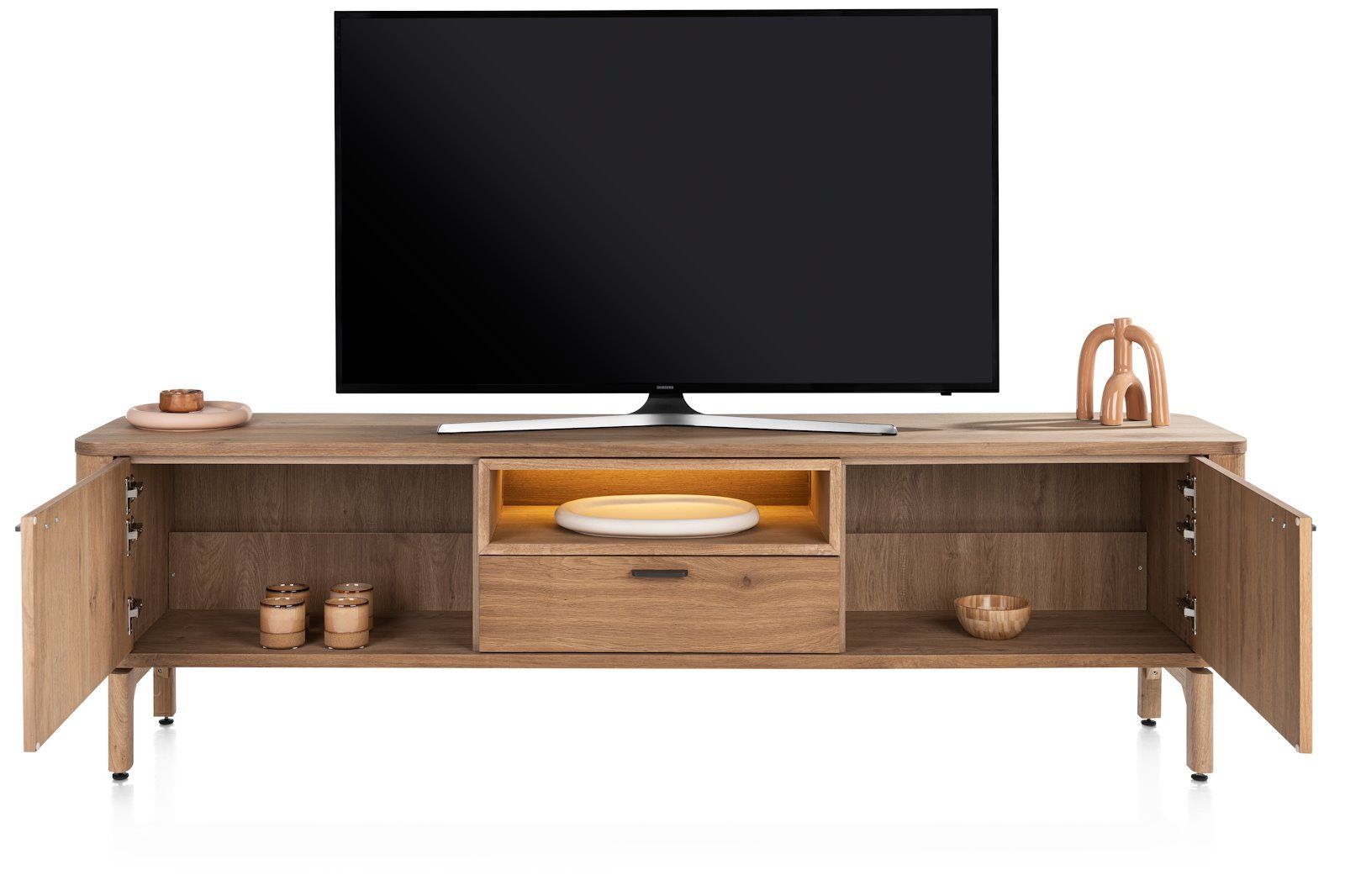 Lowboard 2d+1l+1n led 210 Zade  52238DUN | 3