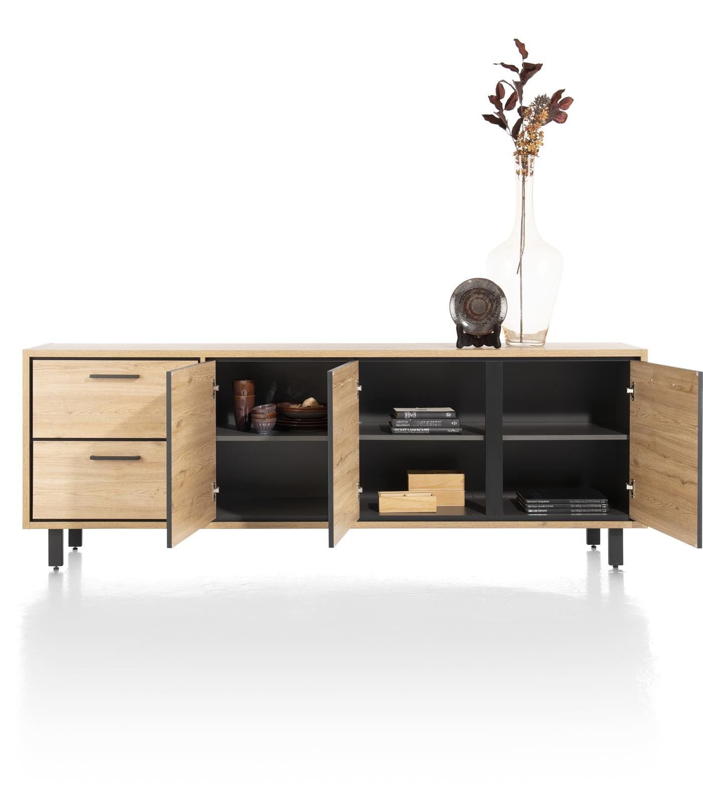 Dressoir 3d+2l Ostrava 220cm 46277NAT | 3