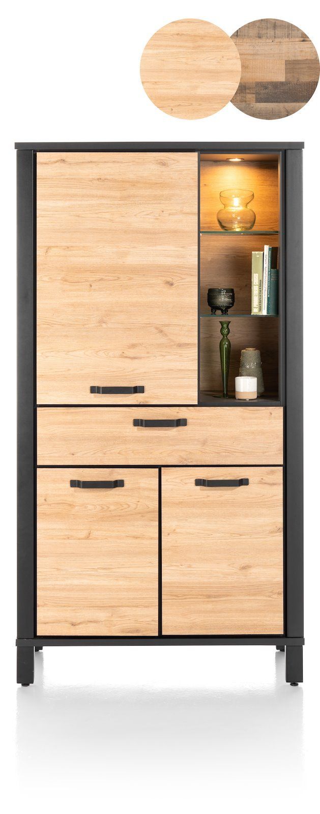 Bergkast 3d+1l+3n led Sardinie  42451DRI Driftwood | 1