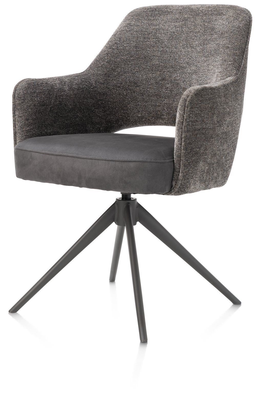 Armstoel enzo-cal/turn/gr Brad  48777ANT Antraciet