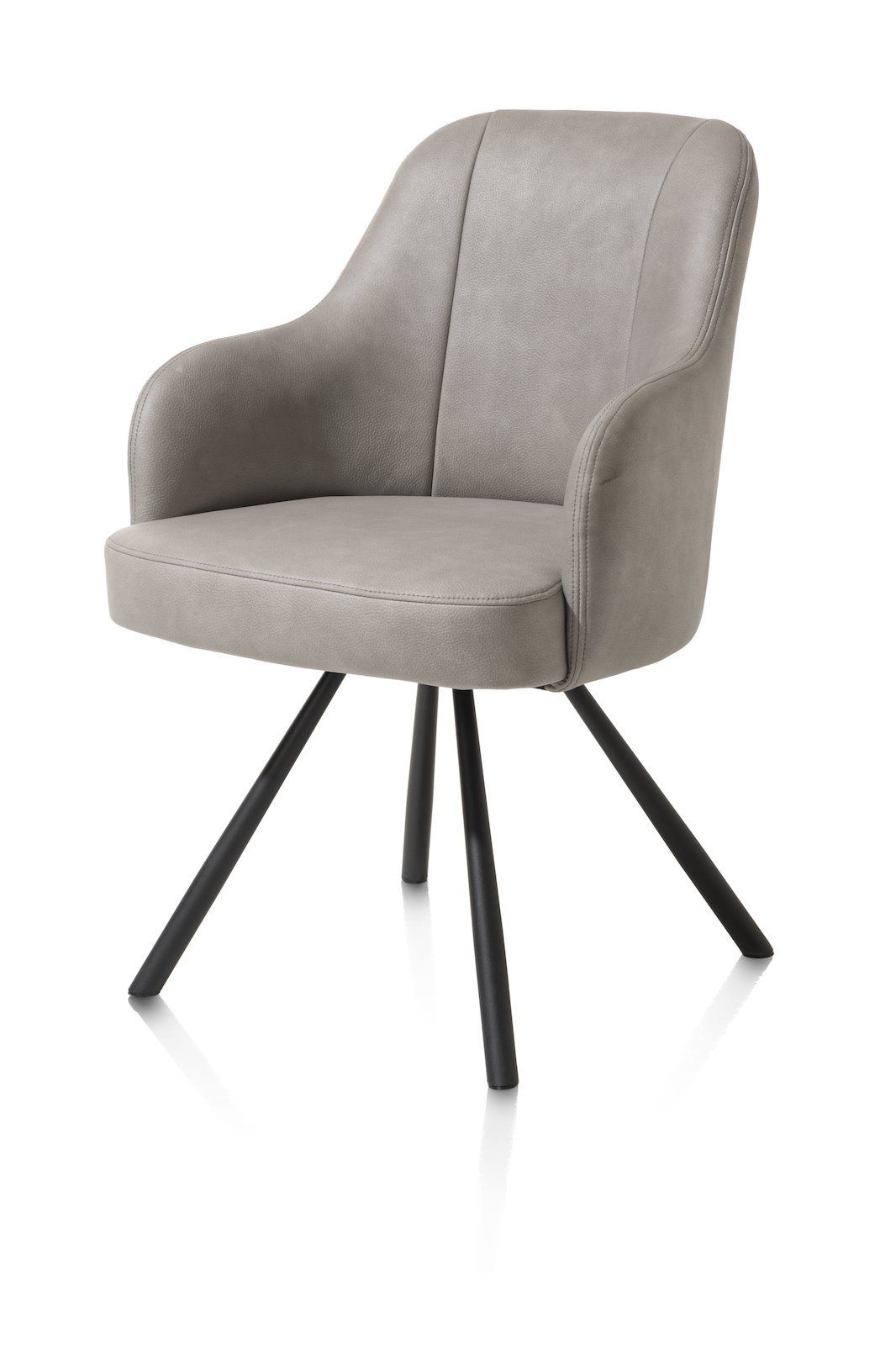 Armstoel pala/rob draai Eva  48666LGR Lichtgrijs