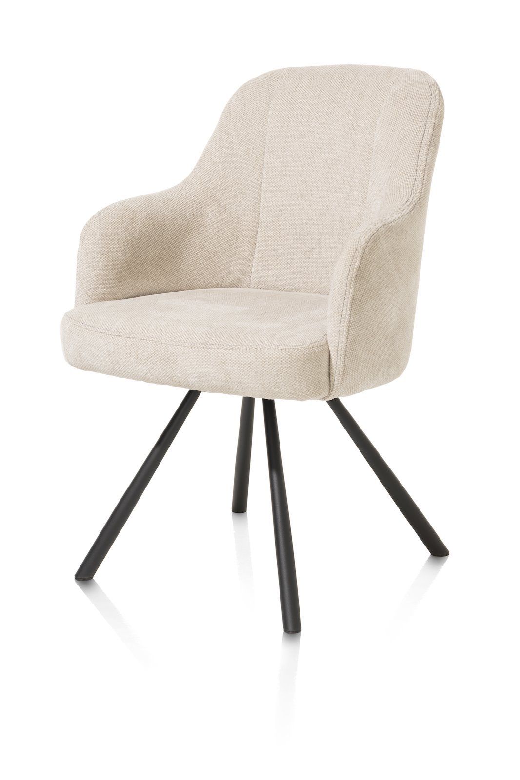 Armstoel livigno/rob draai Eva  48664CRE Creme