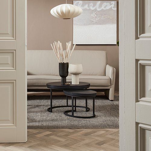 Set van 2 salontafels ovaal Roz | 2