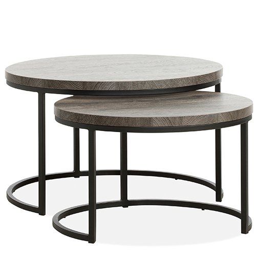 Set van 2 salontafels ovaal Roz | 1