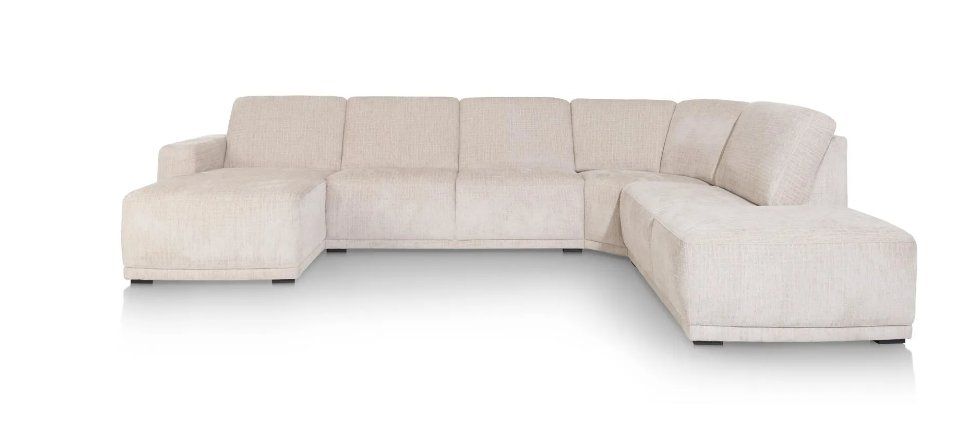 Morris Longchair links - 2,5 zits zonder armen - hoek rond - ottomane small rechts