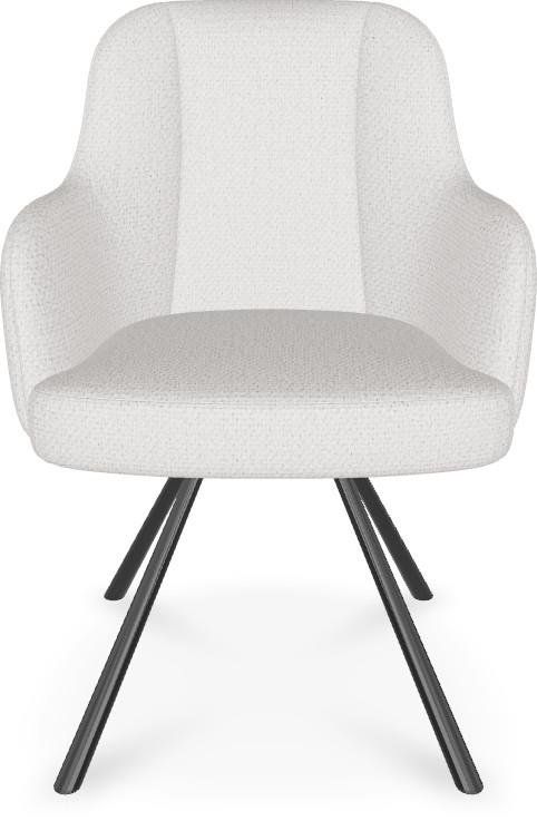 Armstoel livigno/rob draai Eva  48664KIE Kiezel | 2