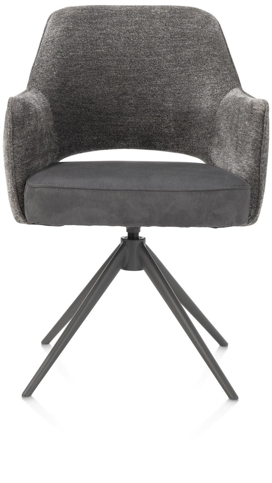 Armstoel enzo-cal/turn/gr Brad  48777ANT Antraciet | 2