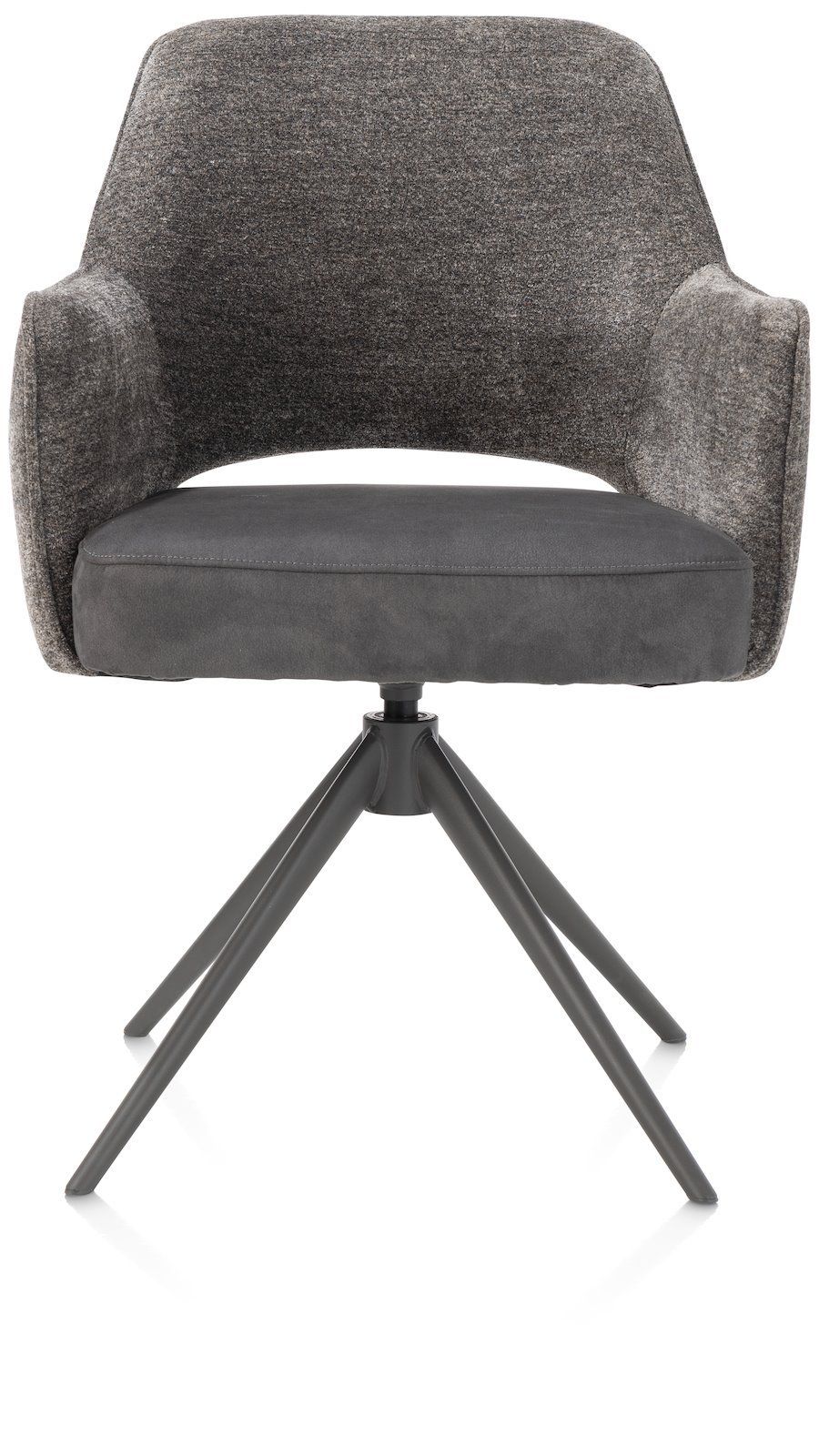 Armstoel enzo-cal/turn/gr Brad  48777ANT Antraciet | 2