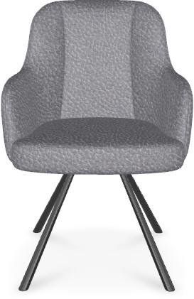 Armstoel pala/rob draai Eva  48666ANT Antraciet | 2